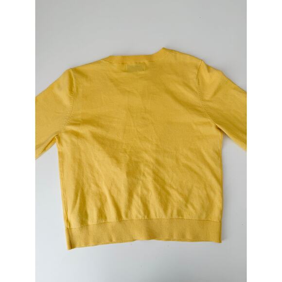 Old navy yellow button down cardigan - size medium - Picture 4 of 4
